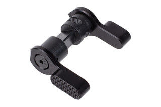 ERGO AR-15/AR-10 Ambidextrous Safety Selector features an adjustable 45 or 90 degree throw and a quality construction